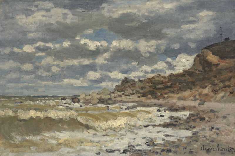 Bord de mer à Sainte-Adresse - Claude Monet