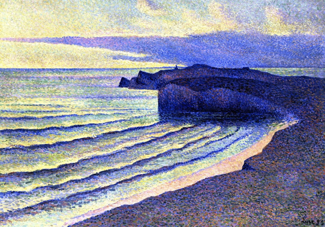 Bord de mer, la pointe du Toulinget - Maximilien Luce