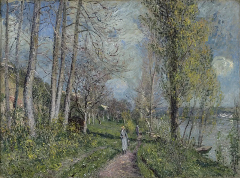 Bord de Seine à By - Alfred Sisley