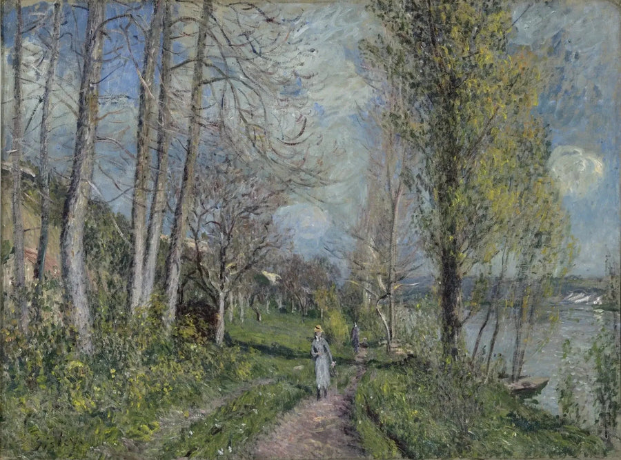 Bord de Seine à By - Alfred Sisley