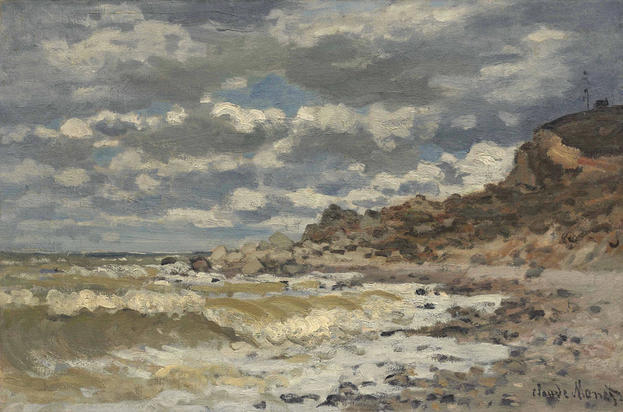 Bord de mer à Sainte-Adresse W113 – Claude Monet