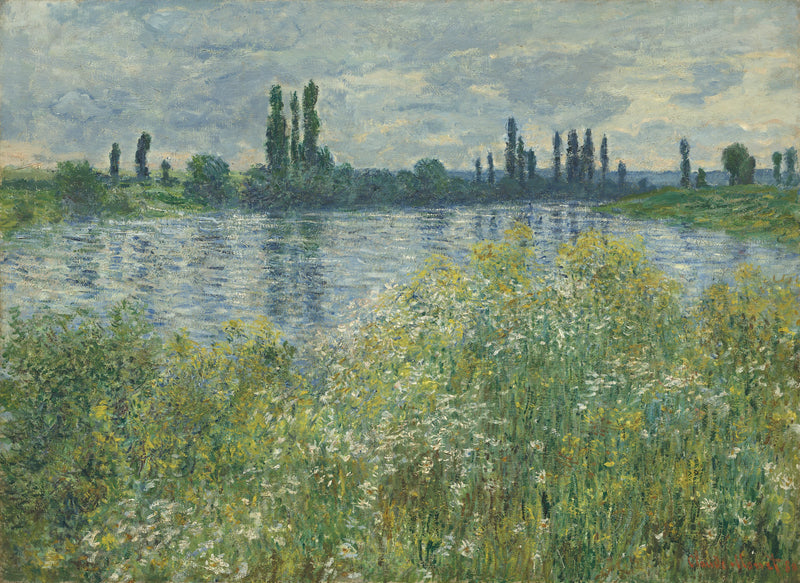 Bords de la Seine à Vétheuil W597 – Claude Monet