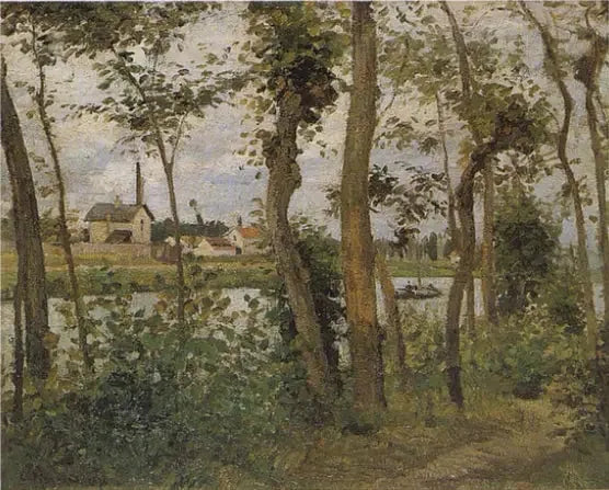Bords de l'Oise à Pontoise - Camille Pissarro