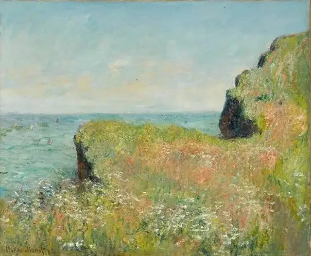 Bords de la falaise à Pourville - Claude Monet