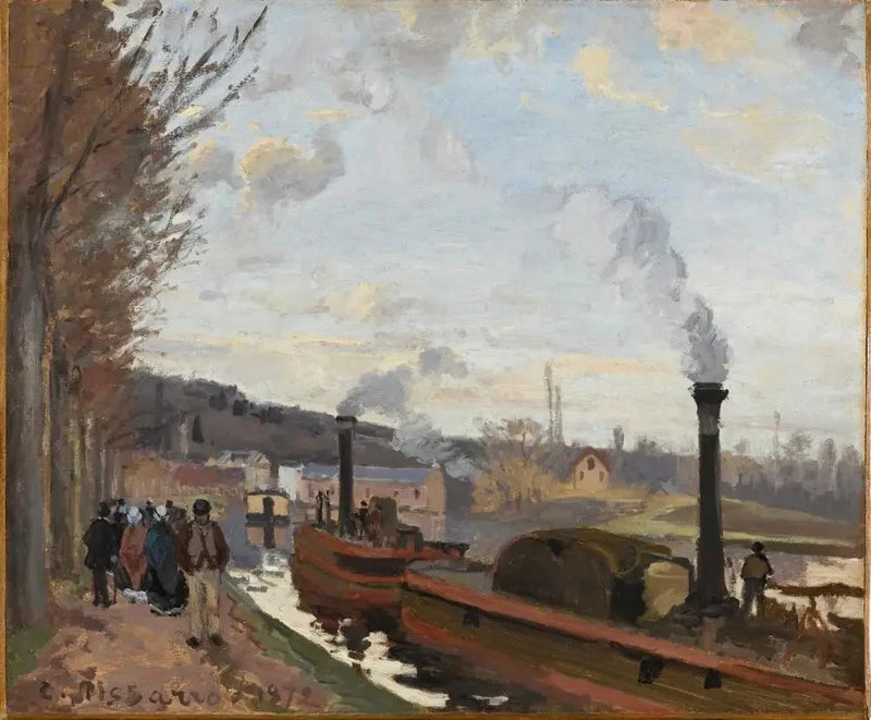 Bords de la Seine à Bougival - Camille Pissarro