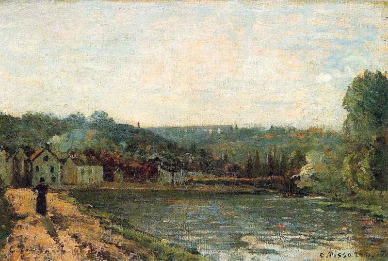 Bords de la Seine à Bougival - Camille Pissarro