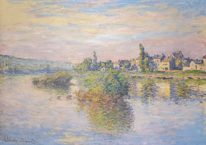 Bords de la Seine à Lavacourt - Claude Monet