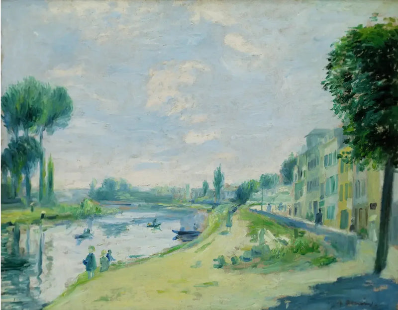 Bords de la Seine, Bougival - Pierre-Auguste Renoir