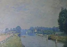 Bords de Rivière (La Tamise à Hampton Court, premiers jours d'octobre) - Alfred Sisley