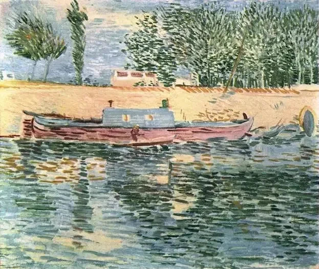 Les Bords de la Seine avec bateaux, F353 – Van Gogh