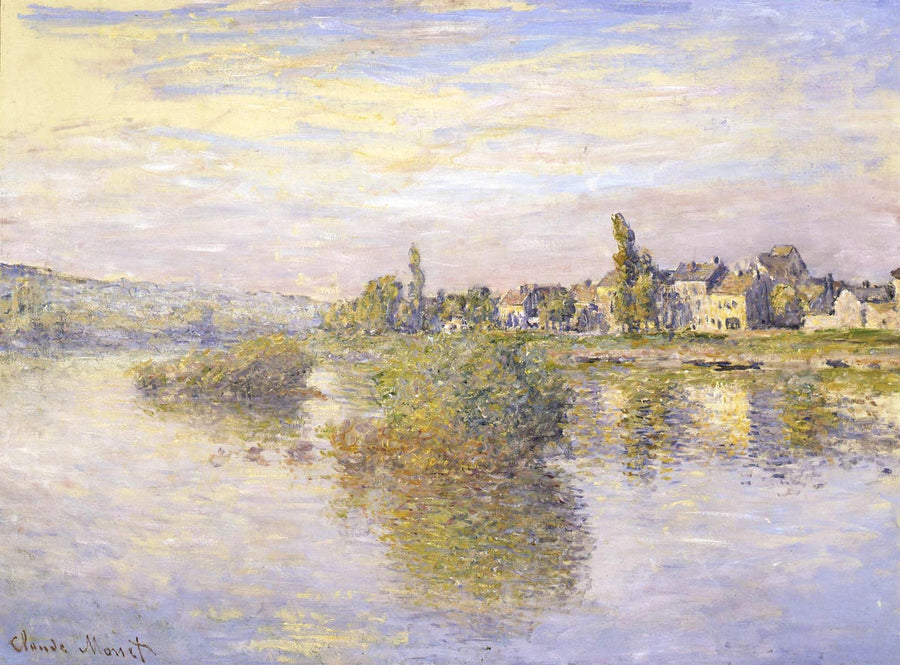 Bords de la Seine à Lavacourt W538 – Claude Monet