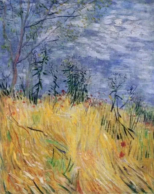 Bordure d’un champ de blé avec des coquelicots, F310a – Van Gogh