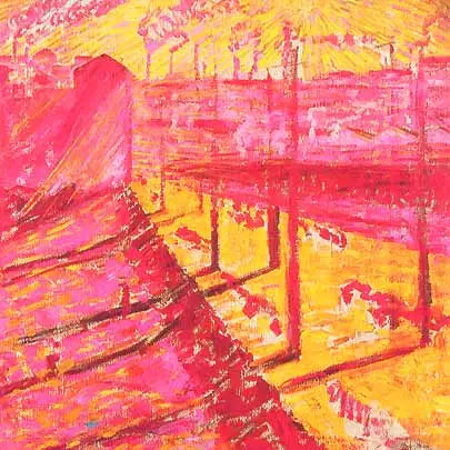 Borgo di Milano - Umberto Boccioni