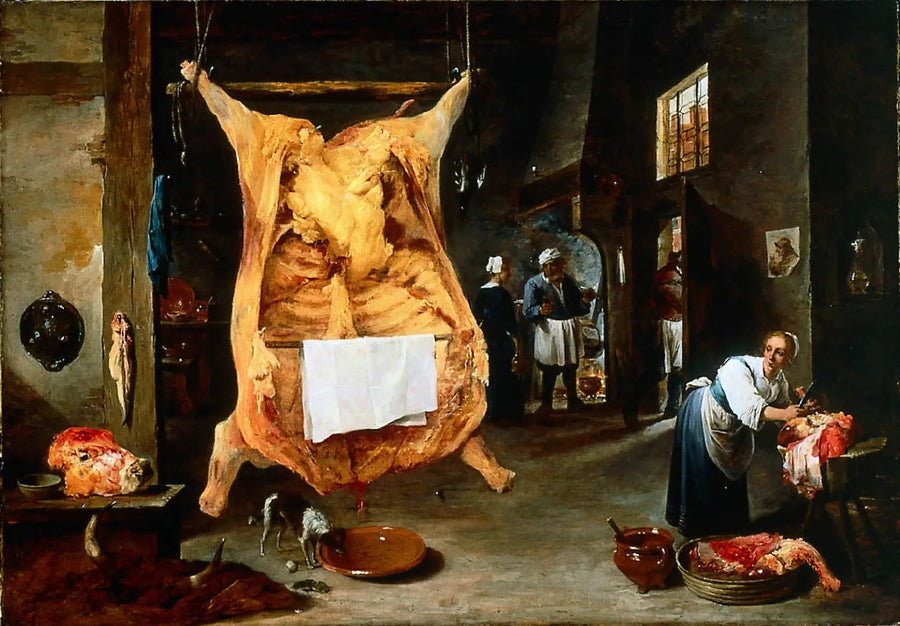 Boucherie - David Teniers le Jeune