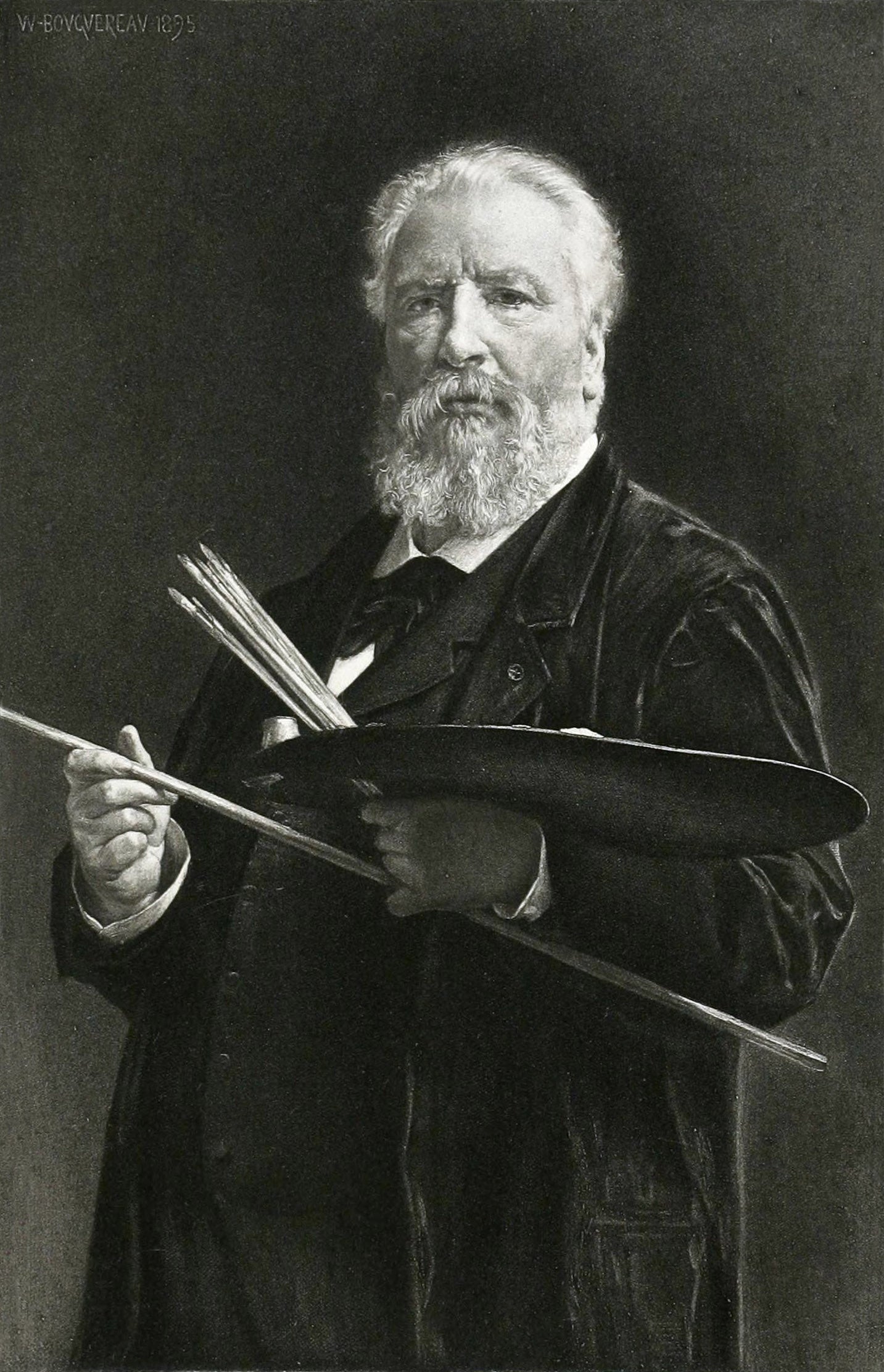 Autoportrait, première version, William-Adolphe Bouguereau, 1895