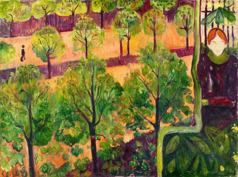 boulevard à Paris - Edvard Munch