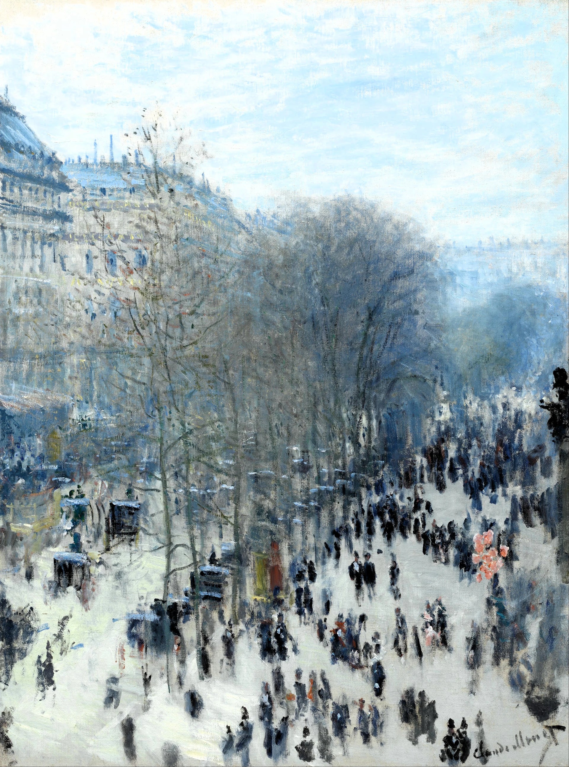 Boulevard des Capucines W293 par Claude Monet, 1873–1874, Nelson-Atkins Museum of Art