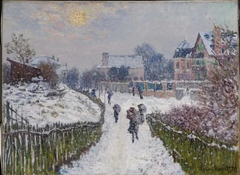 Boulevard Saint-Denis, Argenteuil, en hiver W357a – Claude Monet