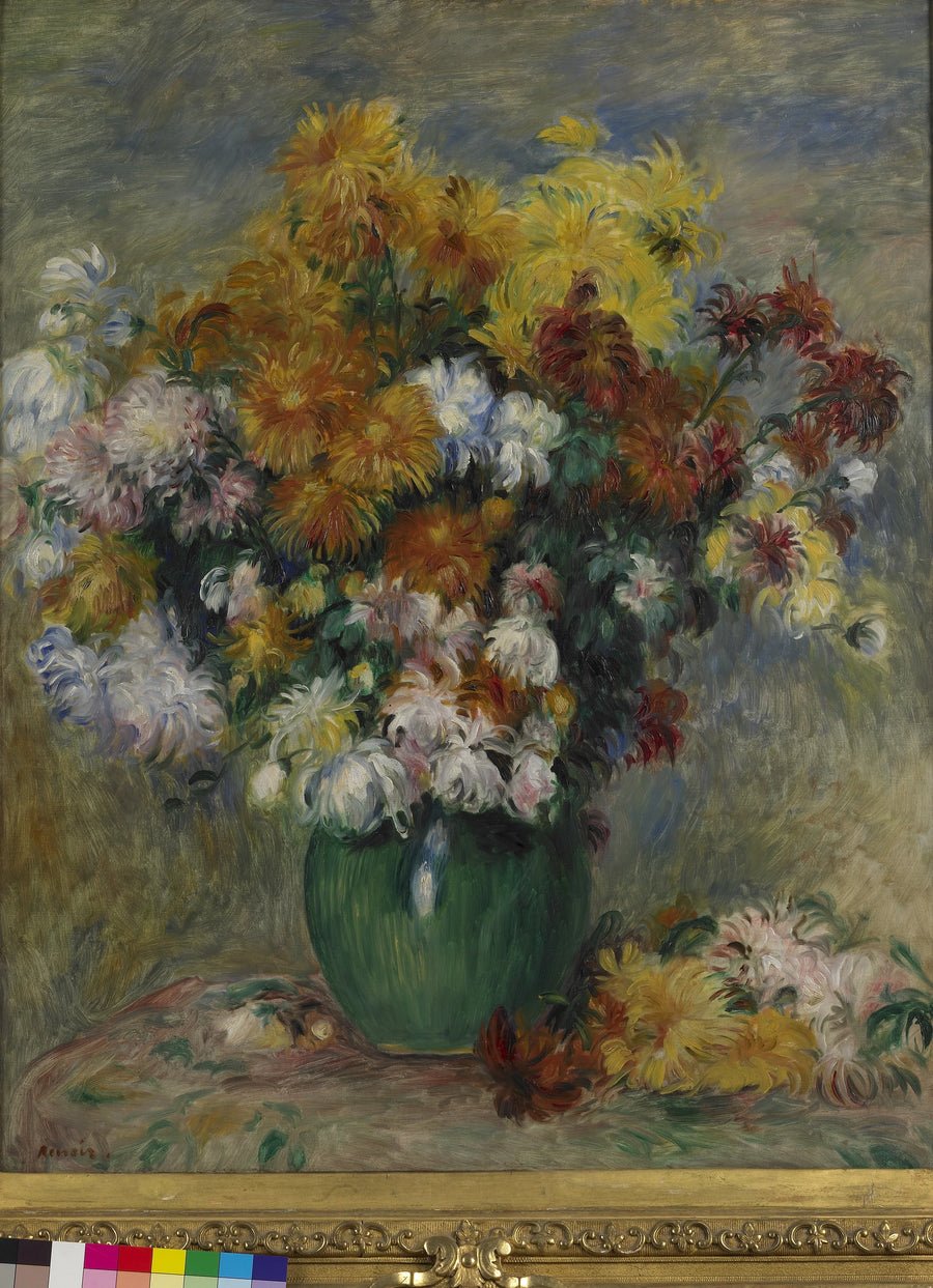 Bouquet de chrysanthèmes, vers 1884 – Pierre-Auguste Renoir