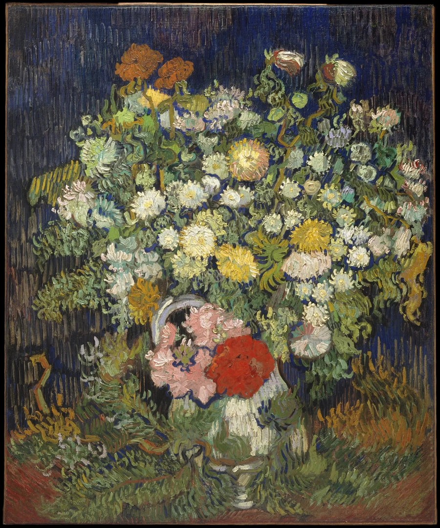 Bouquet de fleurs dans un vase - Vincent van Gogh