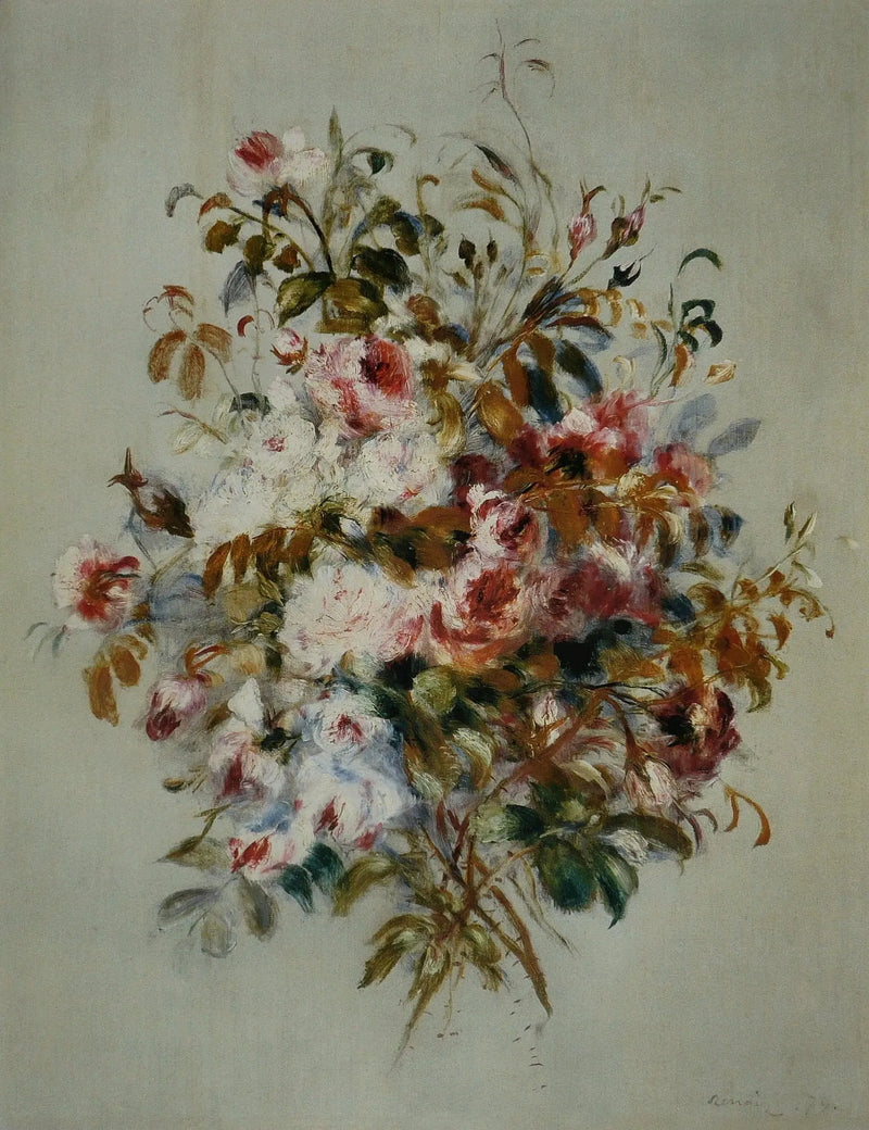Bouquet de roses - Pierre-Auguste Renoir
