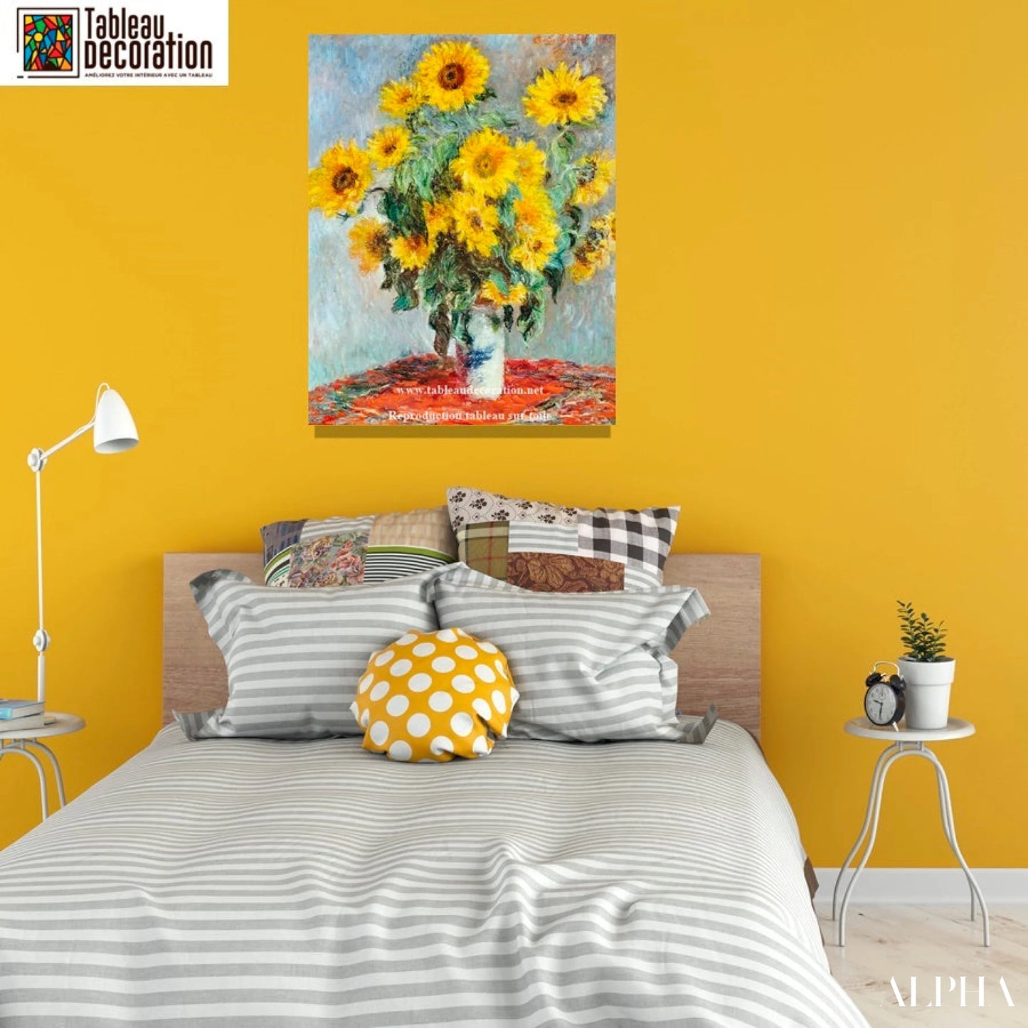 Bouquet de tournesols - Claude Monet tableau fleur - Reproductions de tableaux et peintures haut de gamme