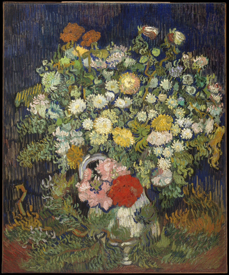 Bouquet de fleurs dans un vase – Vincent van Gogh