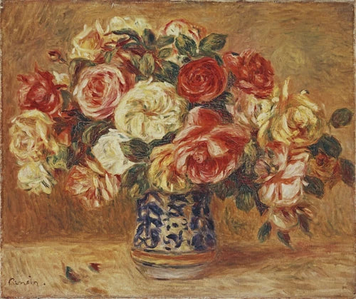 Bouquet de roses – Pierre-Auguste Renoir