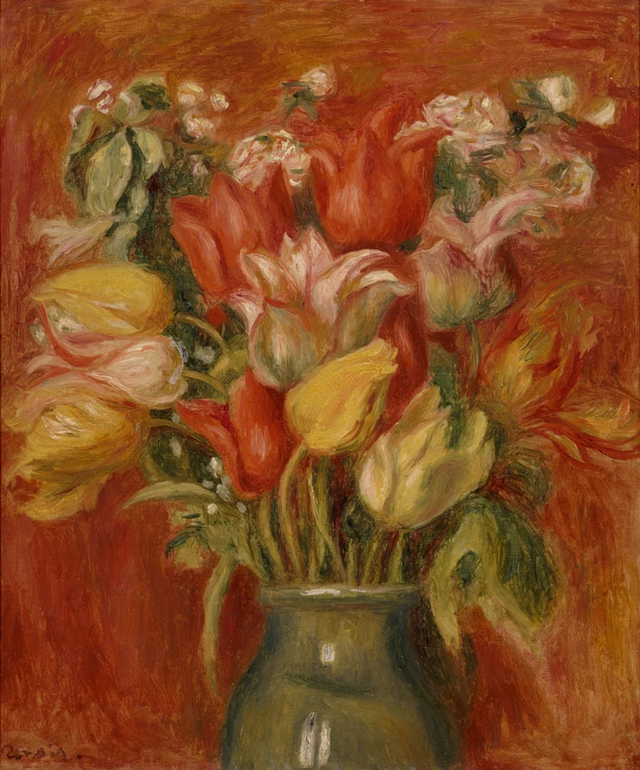 Bouquet de tulipes, vers 1905 – Pierre-Auguste Renoir