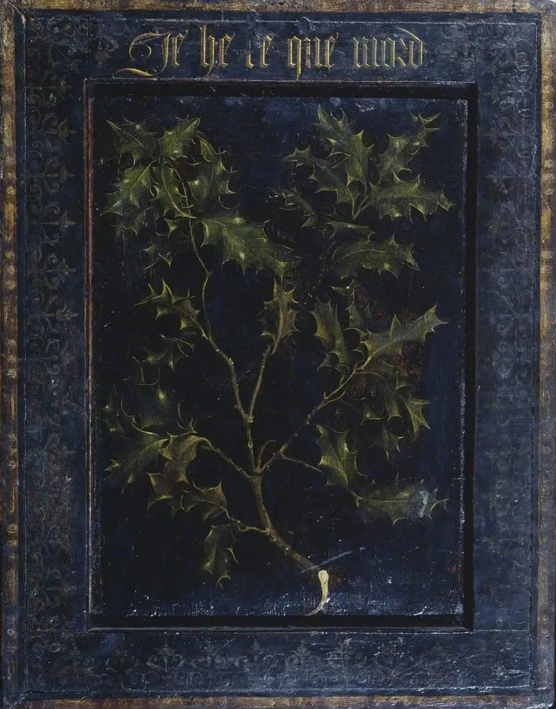 Branche de houx (verso) - Rogier van der Weyden