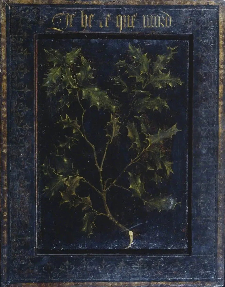 Branche de houx (verso) - Rogier van der Weyden