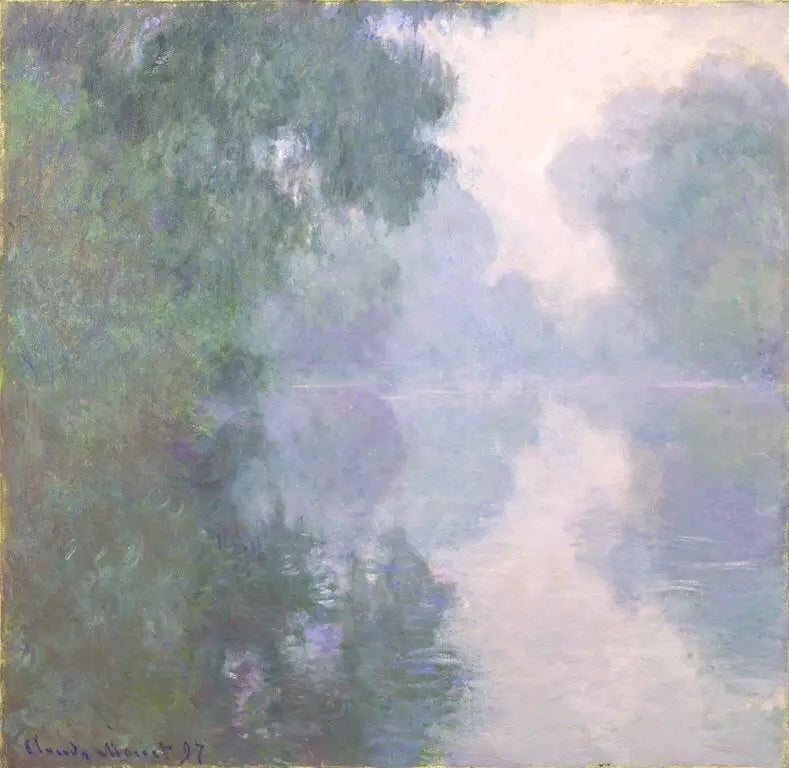 Bras de la Seine à Giverny, brumes matinales - Claude Monet