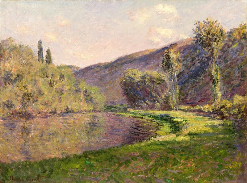 Le Bras de Jeufosse, fin d’après-midi W910 – Claude Monet