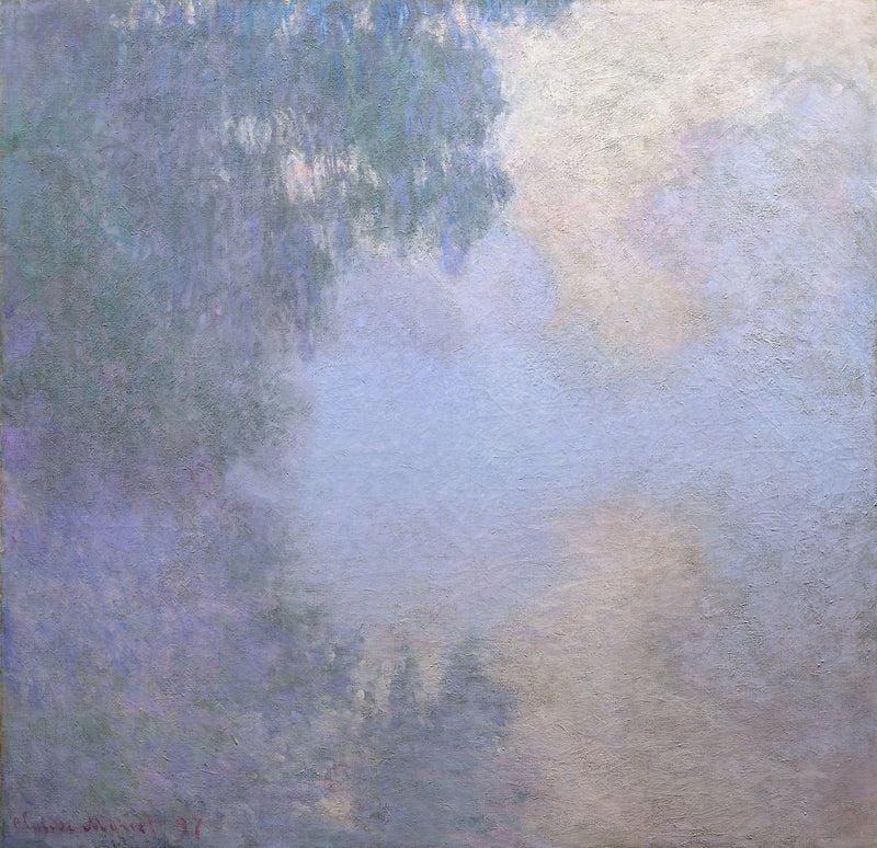 Bras de Seine près de Giverny, brume, Chicago W1475 – Claude Monet