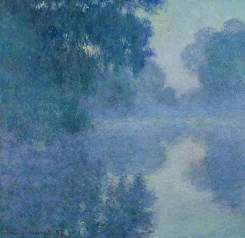 Bras de Seine, soleil levant, Marmottan W1478 – Claude Monet