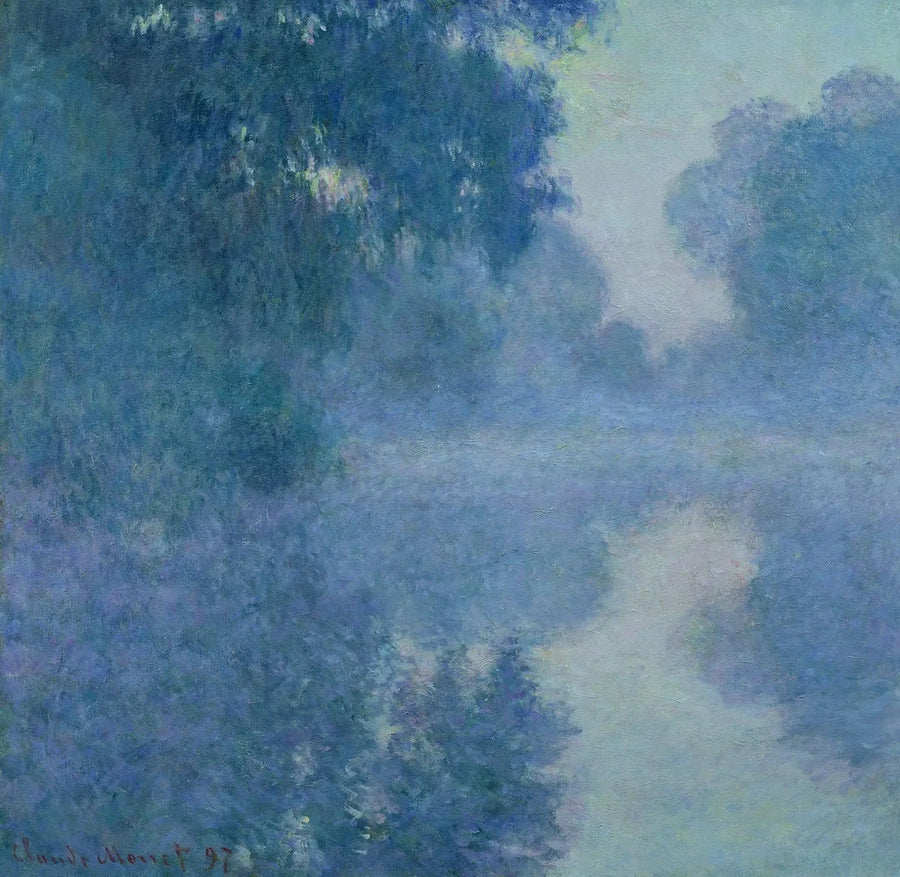 Bras de Seine, soleil levant, Marmottan W1478 – Claude Monet