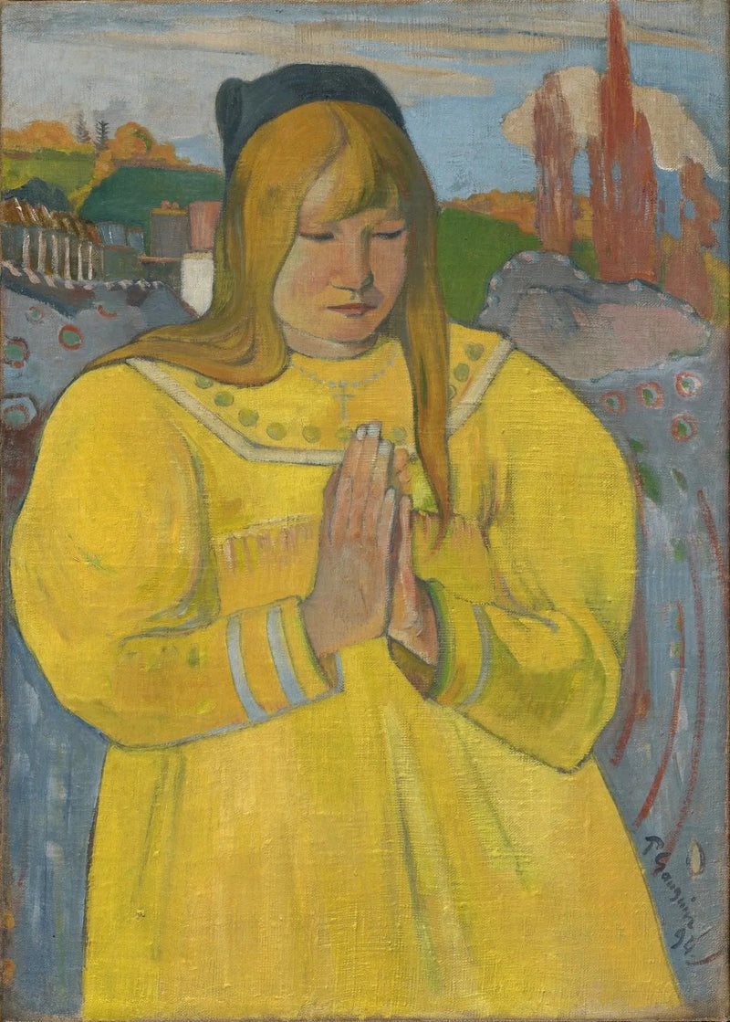 Bretonne en prière - Paul Gauguin