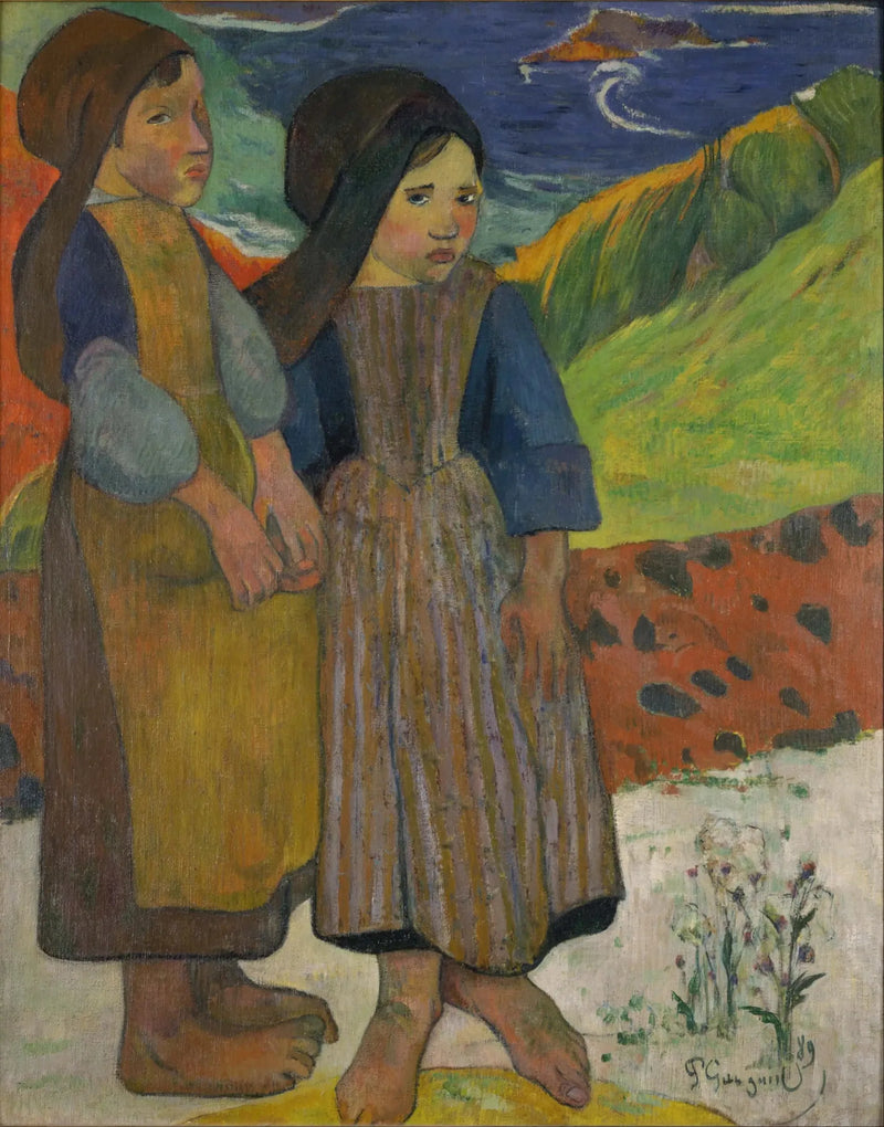 Bretonnes près de la mer - Paul Gauguin