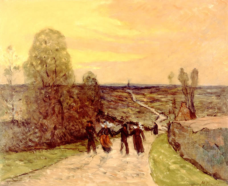 Bretons sur la Route - Maxime Maufra