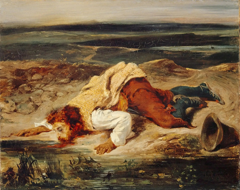 Brigand blessé - Eugène Delacroix