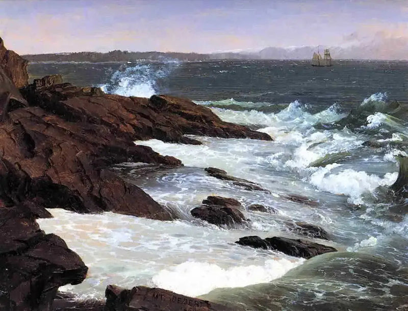 Brouillard au large de Mont Désert - Frederic Edwin Church