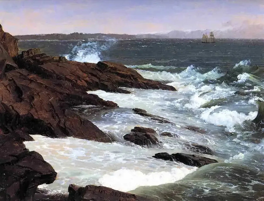 Brouillard au large de Mont Désert - Frederic Edwin Church