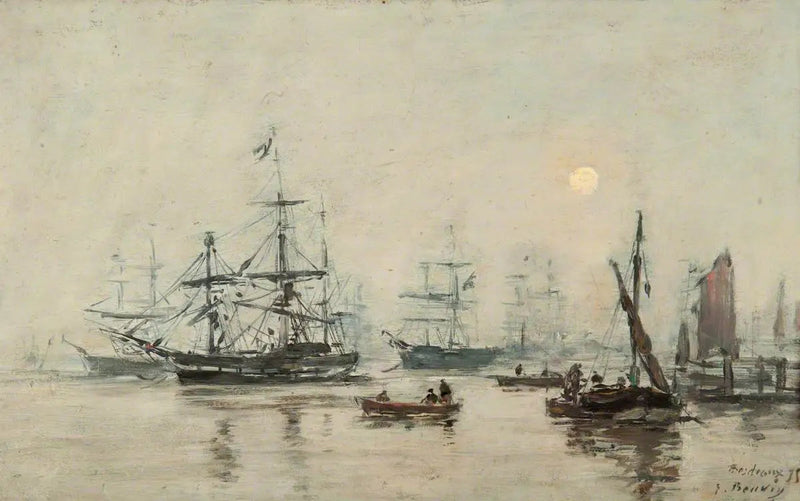 Brume, Bordeaux - Eugène Boudin
