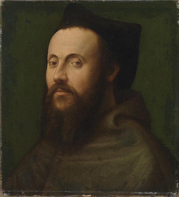Brustbild eines Geistlichen - Sebastiano del Piombo