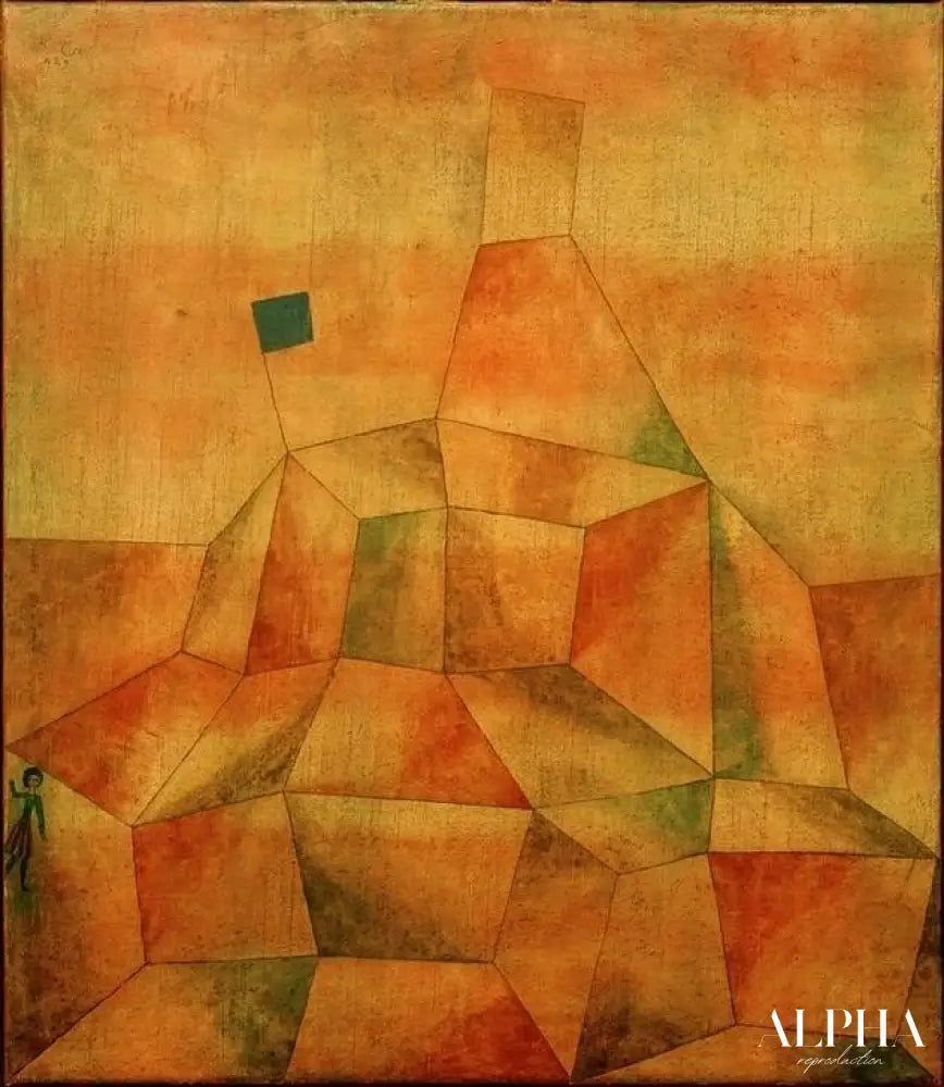 Burghuegel, 1929 - Paul Klee - Reproductions de tableaux et peintures haut de gamme