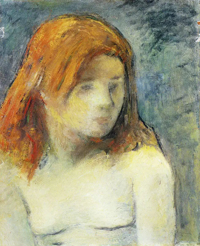 Buste d'adolescente nue - Paul Gauguin