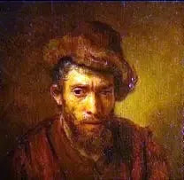 Buste d'homme avec un chapeau de fourrure - Rembrandt image 1 copie peinte à la main à l’huile