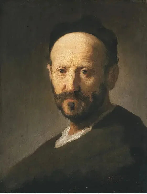Buste d'homme avec une casquette - Rembrandt