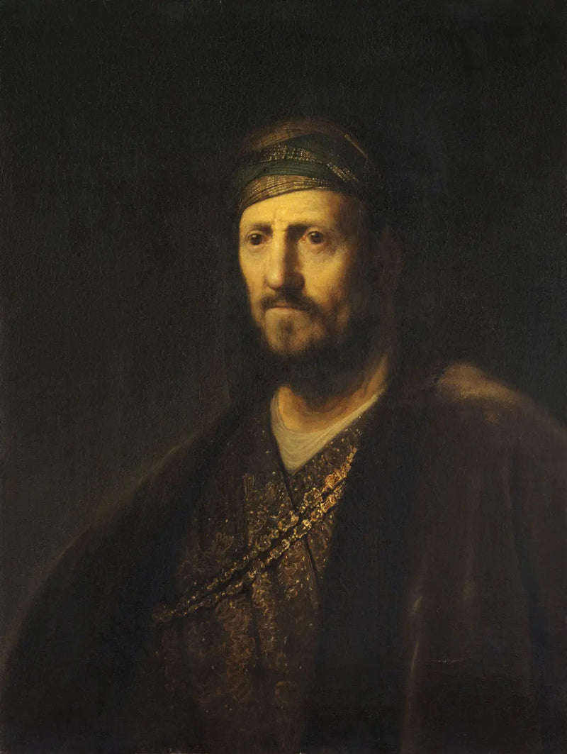 Buste d'homme en costume oriental - Rembrandt