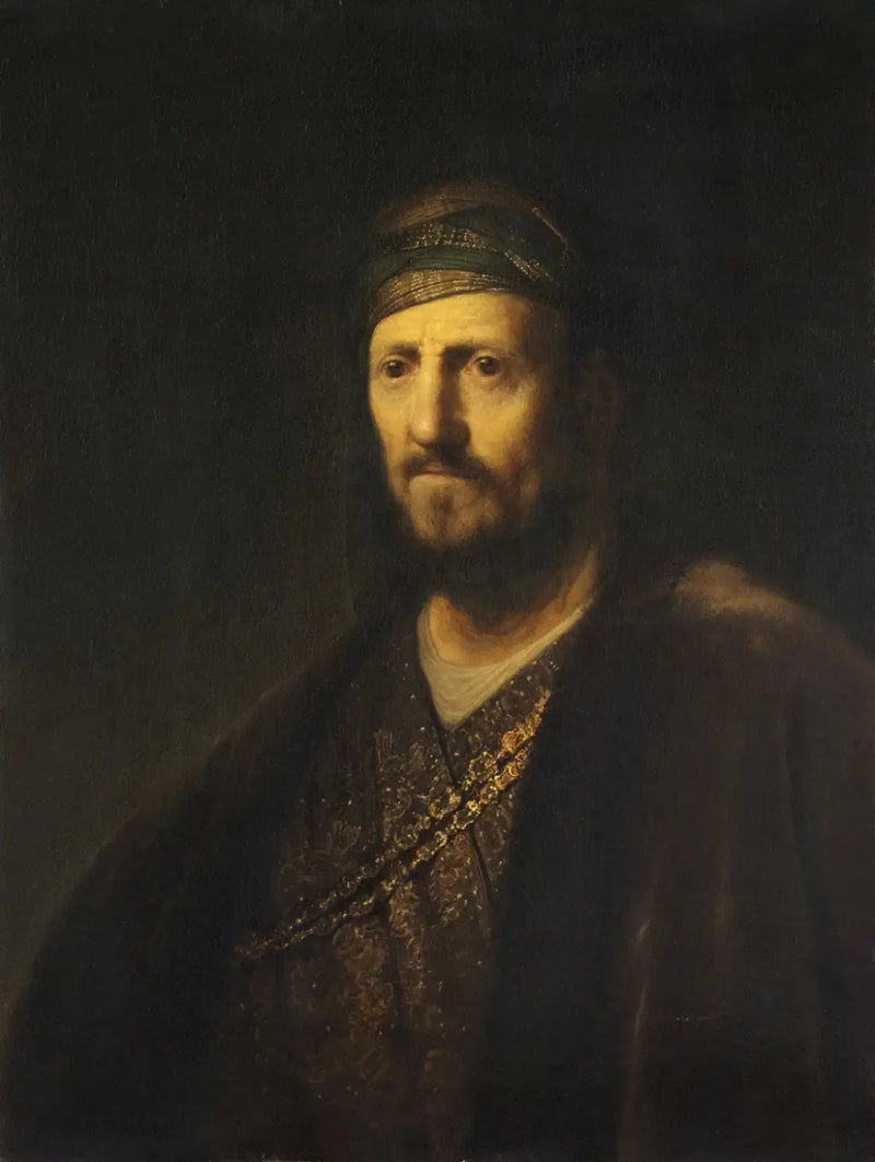 Buste d'homme en costume oriental - Rembrandt
